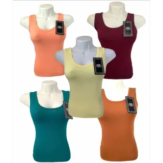 Promoção 2021: Kit com 5 blusinhas femininas em oferta - Alça Larga