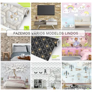 Quarto Infantil de Meninos - Papel de Parede Star Color Tema Super Heróis - Único