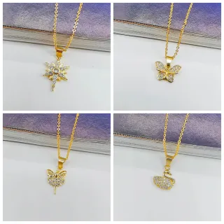 Pingentes Feminino Com Zirconia Requintados - Colar Para Festa - M03