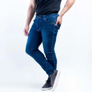 Calça Masculina GG Slim Elastano Original Lycra Jeans - 40