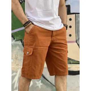 Short Militar Masculino Bermuda Cargo 6 Bolsos - Preto