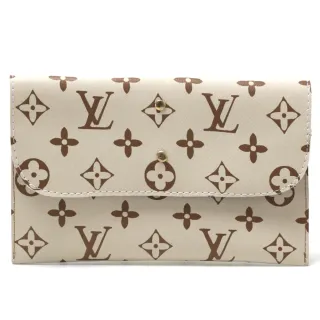 Lv Carteira Necessarie Pequena Transversal Kit Bolsa Feminina - Marfim