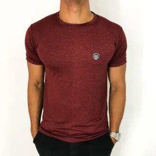 Moda Fitness Masculina: Kit com 4 Camisetas Dry Fit Manga Curta - Vermelho,Verde,Azul,Cinza