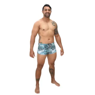 Moda Praia Masculina: Sunga Boxer Estampada Verão 2022 - GG