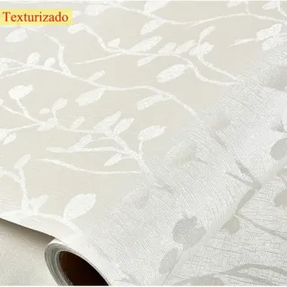 Adesivo Texturizado Galho Branco para Cozinha, Banheiro, Quarto e Sala - 1MX61CM - 3044 Galho Azul (1mx61cm)