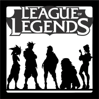 Quadro Vazado Gamer Geek em MDF 3mm - Decoração Original - The Witcher DV_0419