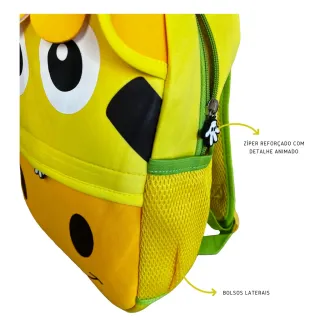 Impermeável Mochila Infantil Bichinhos Animais Zoo Escolar Menino Menina Resistente - Frozen Rosa 2