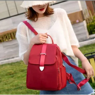 Mochila Impermeável Feminina Bolsa - Raryel - Cinza