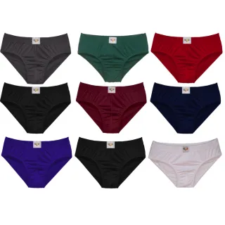 Cores lisas kit com 3 cuecas slip em microfibra - GG - 50 a 52