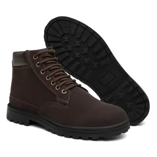 Promoção Bota Masculina Marrom Conforto e Qualidade + Carteira - Couro Vegano - Preto