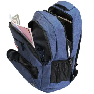 Mochila Moderna Impermeável Feminina e Masculina Escolar - MA2717-L_CINZA
