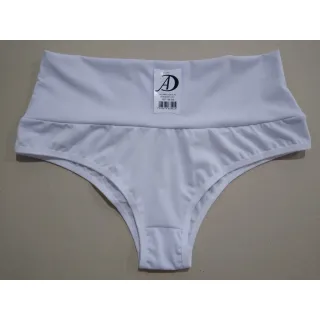 Calcinha básica com cós alto - REF129 - Azul