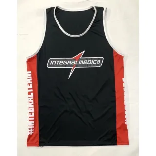Camiseta Médica Regata Integral - Vermelha
