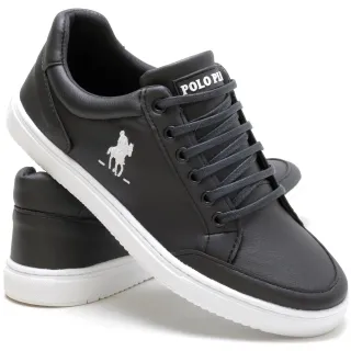 Envio rápido! Sapatênis Masculino Casual Branco, estoque no Brasil - Black