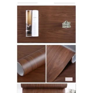 Autocolante para Móveis de Madeira - Papel de Parede Adesivo - Carvalho Escuro