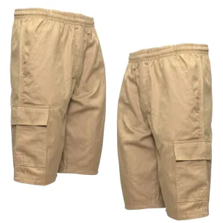 Bermuda Cargo Elástico Masculina - Brin Bermudas Masculinas