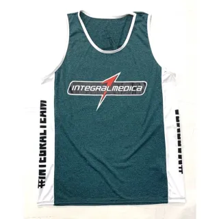 Camiseta Médica Regata Integral - Vermelha