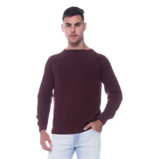 Monte Negro Suéter Tricô Estonado Masculino - Cinza