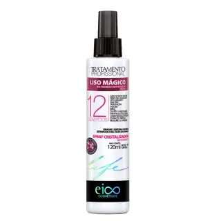 Kit Eico Mágico Liso: Shampoo e Condicionador + Máscara Hidratação + Spray Proteção Térmica + Ampola - Único