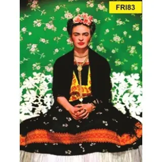 81 a 100 Placa Decorativa Frida Kahlo - FRI92