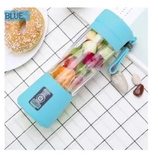 Liquidificador Portátil Shake com 6 Lâminas e Carregamento via USB - AZUL OU LILAS