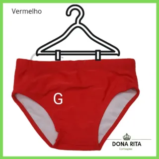 Homem Sunga Slim de praia ADULTO masculina - Amarelo GG -40
