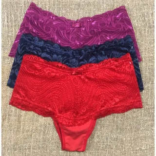 Modeladora Cintura Alta Renda - Conjunto de 3 Calcinhas