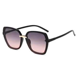 Óculos De Sol Quadrados Enormes 2020 Marca De Luxo Da Moda - C7.BLACK/GRAY PINK