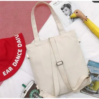 Bolsa de Lona Resistente com Alça Removível - Modelo Novo - AMARELA