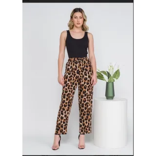 Onça de viscolinho calça