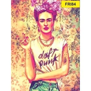81 a 100 Placa Decorativa Frida Kahlo - FRI92