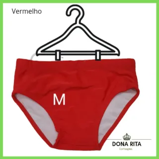 Homem Sunga Slim de praia ADULTO masculina - Amarelo GG -40