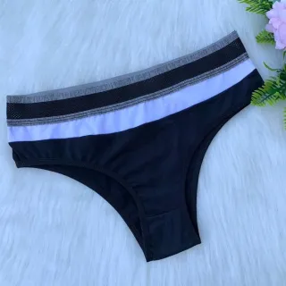 Conjunto de 5 Calcinhas Tanga Confortável Cintura Alta - GG 42/44