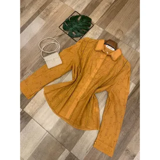 Chic Lese Feminine Social Shirt - Verde Bandeira