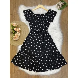 Vestido Ciganinha Coração - Modelo 0026-1 - Pink