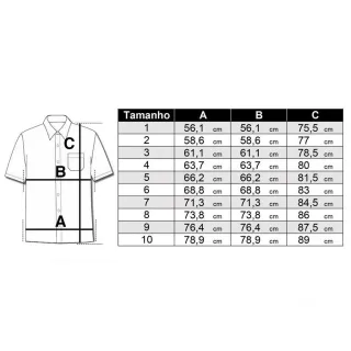 Masculina Social Jeans Camisa - 2