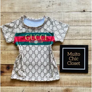 Inspiração marcas famosas - Camiseta T-shirt Baby e infantil - Modelo 1