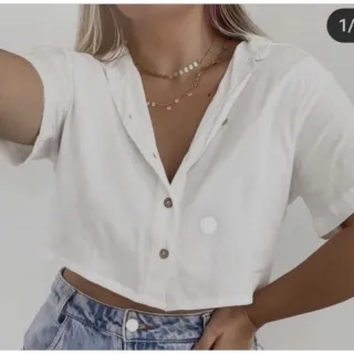 Roupa Social Feminina Cropped Camisa - MODA feminina