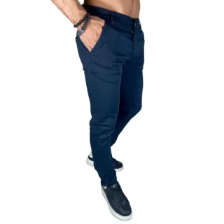 Pronta Entrega Calça Masculina Sarja Casual Tradicional Lisa - Preta