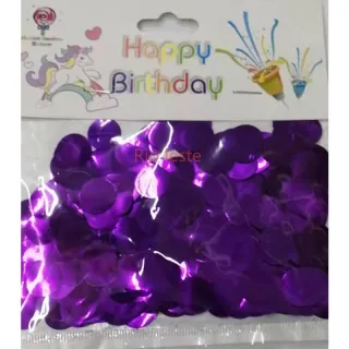 Confetes Metalizados 15g Para Decoração de Festas Bexiga Topo de Bolo Carnaval - Pink - P