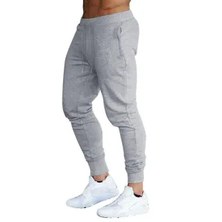 Roupa Treino Calça Jogger Moleton Masculina Gym Academia - GG