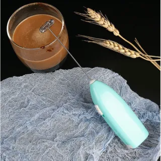 Liquidificador Elétrico Mini Egg Mixer de Aço Inoxidável - Único