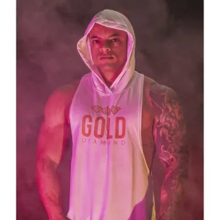 Regata Branca com Capuz Gold Diamond Cavada Fit - GG