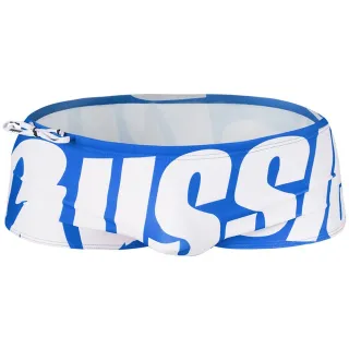 Calção de Natação Masculino Aussiebum - Sunga Boxer com Texto - red&white