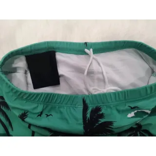 Estampado Masculino Boxer Sunga Com Bolso Todo Forrado - Azul Céu