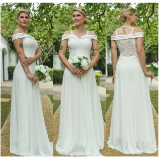 Várias cores Vestido longo festa madrinha formatura ciganinha JD serenity tifany marinho rose menta - Verde Petroleo