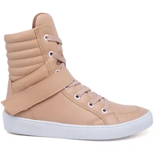 Tenehi Academia Feminino Nude Almofadado Cano Alto Fitness - 36