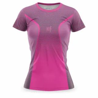 Camiseta Dry Fit Feminina para Academia - Kit com 2 Blusas - Sky - Cinza Preto