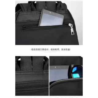 Mochila Impermeável Feminina Bolsa - Raryel - Cinza