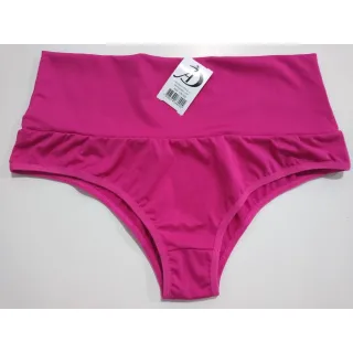 Calcinha básica com cós alto - REF129 - Azul